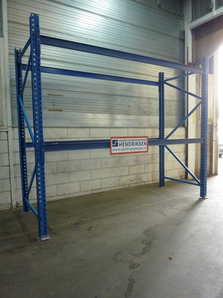 Nette + zware palletstelling / stelling / rek 287x112x240cm