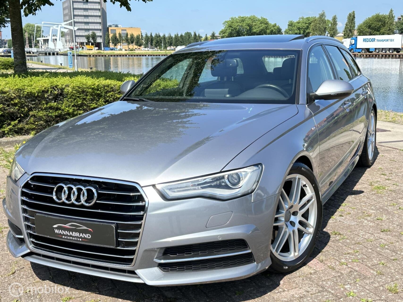Audi A6 Avant 1.8 TFSI Ultra S-Line | Pano | Bose | Automaat, Auto's, Bluetooth, 1600 kg, 93 €/maand, 750 kg