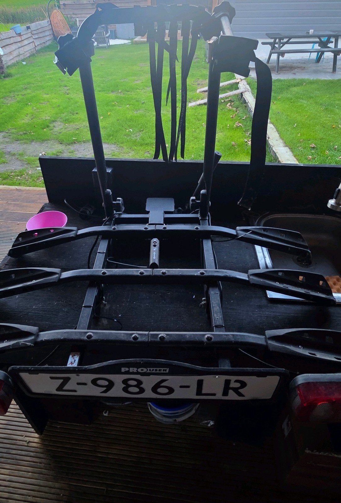 Pro-User Diamant Fietsendrager voor 2 fietsen, Ophalen, Zo goed als nieuw, 2 fietsen, Trekhaakdrager