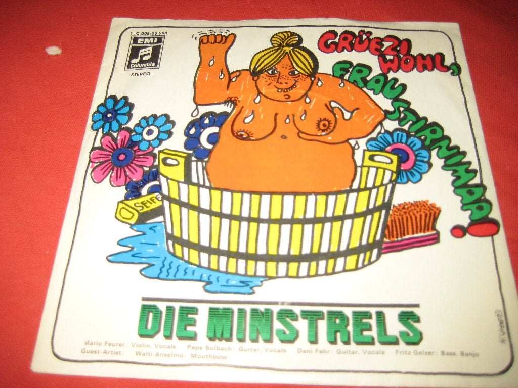 Die Minstrels: Gruezi wohl, Frau Stirnimaa, Ophalen of Verzenden, Zo goed als nieuw, Pop