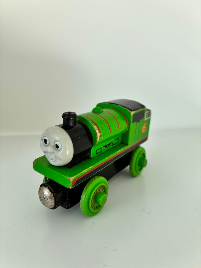 Houten Thomas de trein Percy 2003, Kinderen en Baby's, Speelgoed | Thomas de Trein, Ophalen of Verzenden, Gebruikt