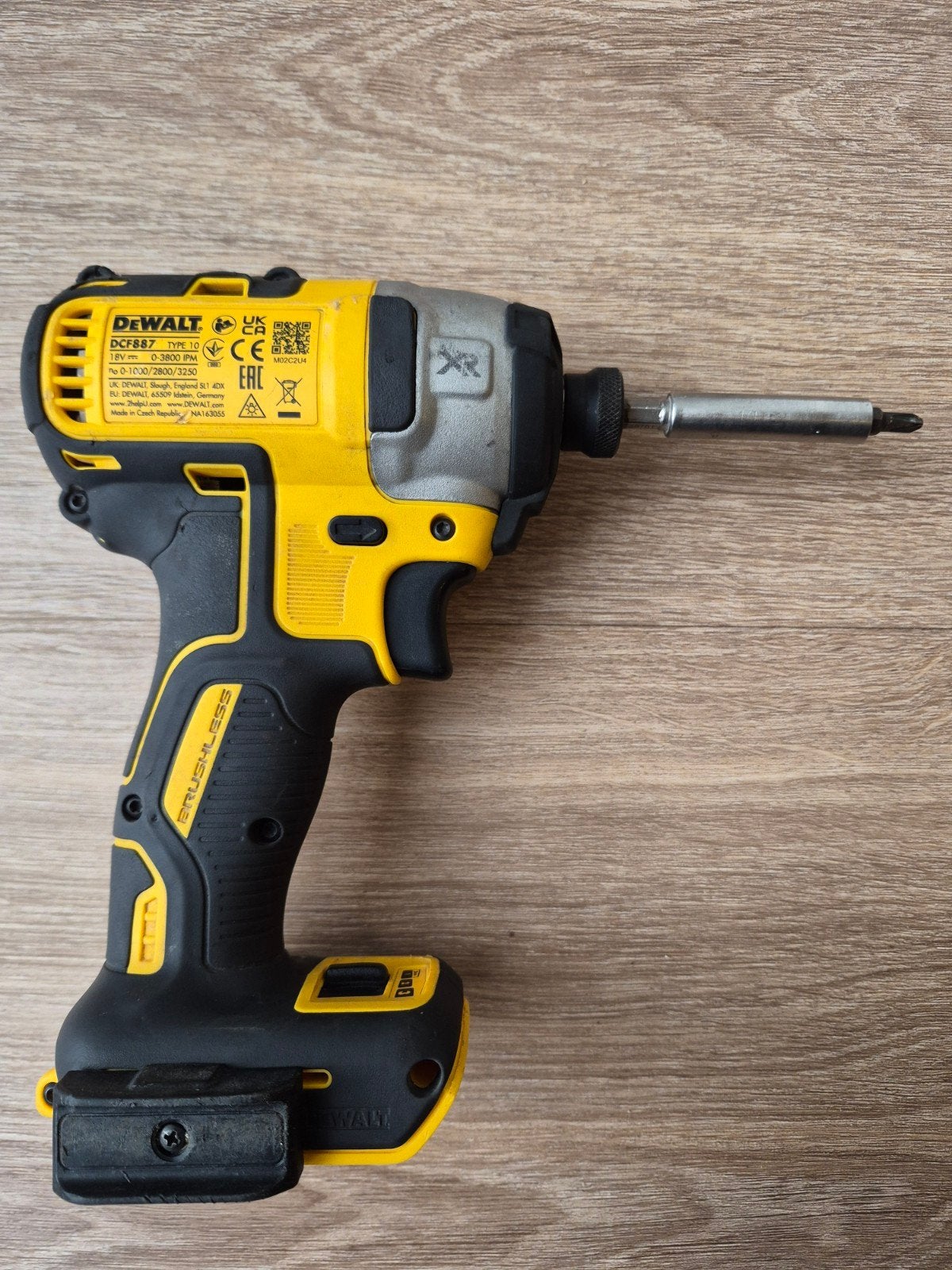 DeWalt DCF887 TYPE10 Body - Gebruikte Slagmoersleutel, Gebruikt, Variabele snelheid, Ophalen of Verzenden, Boor- en Schroefmachine