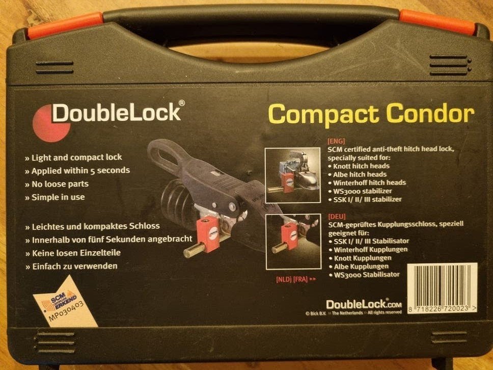 DoubleLock Compact Condor SCM gekeurd koppelingsslot, Auto diversen, Ophalen, Gebruikt
