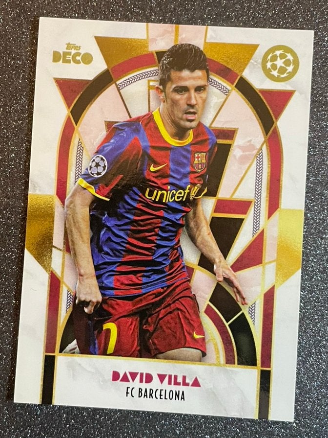 Topps DECO 2024   LEGENDS   DAVID VILLA   FC BARCELONA, Verzenden, Zo goed als nieuw, Plaatje