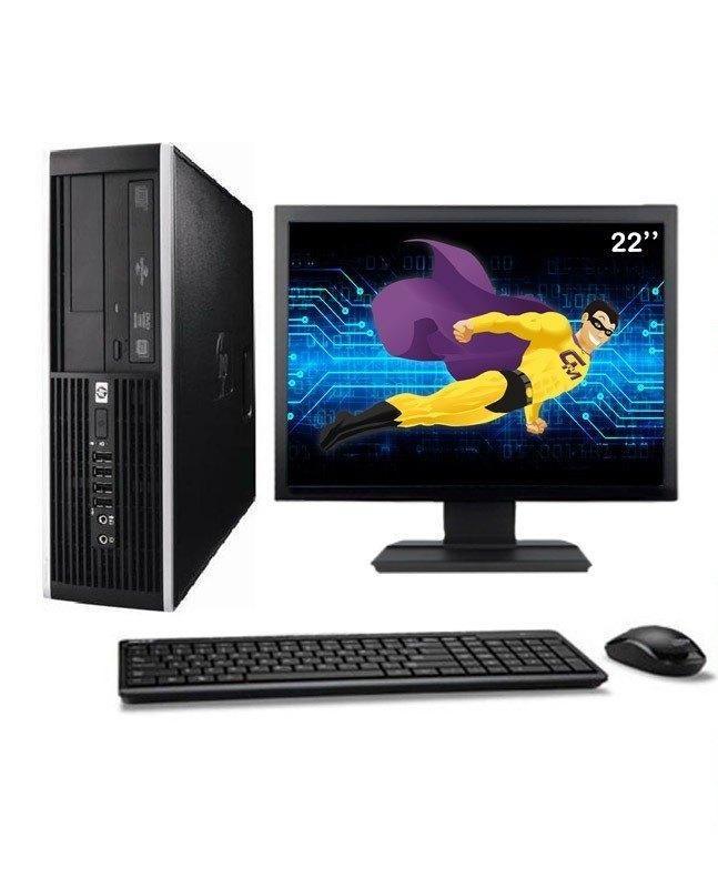 HP Compaq 8200 Elite SFF PC + 22" Philips Monitor, 2 tot 3 Ghz, Met monitor, .  HP, Ophalen of Verzenden