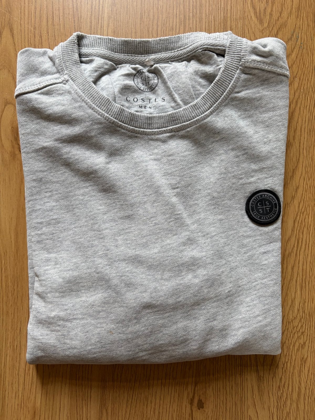 Heren sweater Costes Men grijs maat M, Ophalen of Verzenden, Zo goed als nieuw, Maat 48/50 (M), Grijs