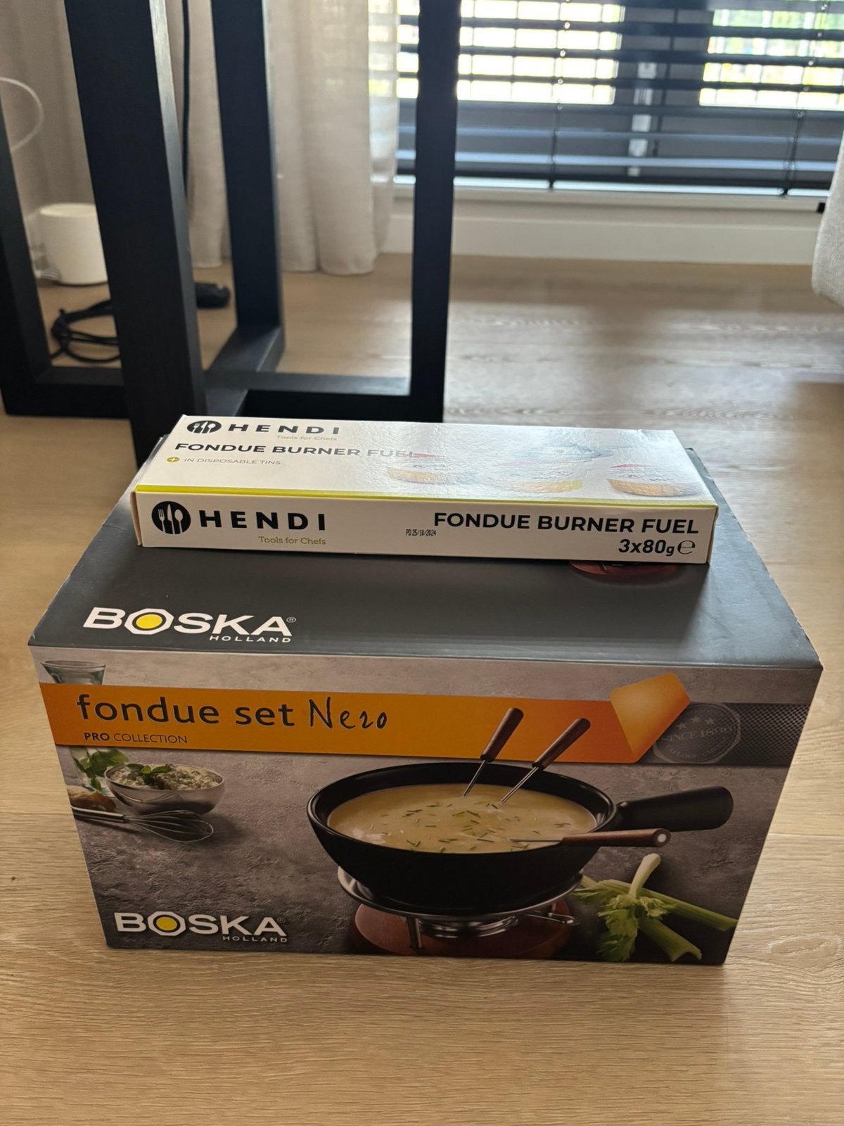 Boska kaasfondue set NIEUW, Ophalen of Verzenden, Zo goed als nieuw