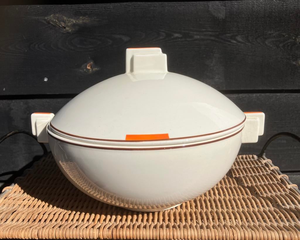 Terrine Petrus Regout jaren 20 art deco, Antiek en Kunst, Ophalen
