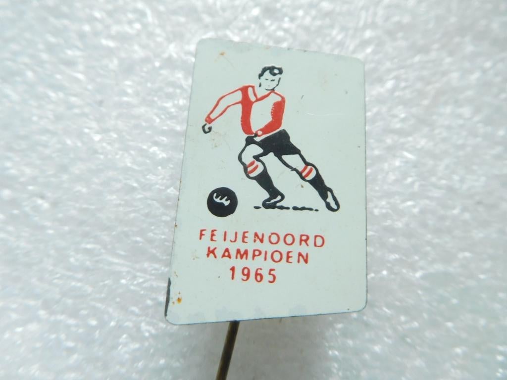speldje Feijenoord kampioen 1965, Ophalen of Verzenden, Zo goed als nieuw, Overige onderwerpen