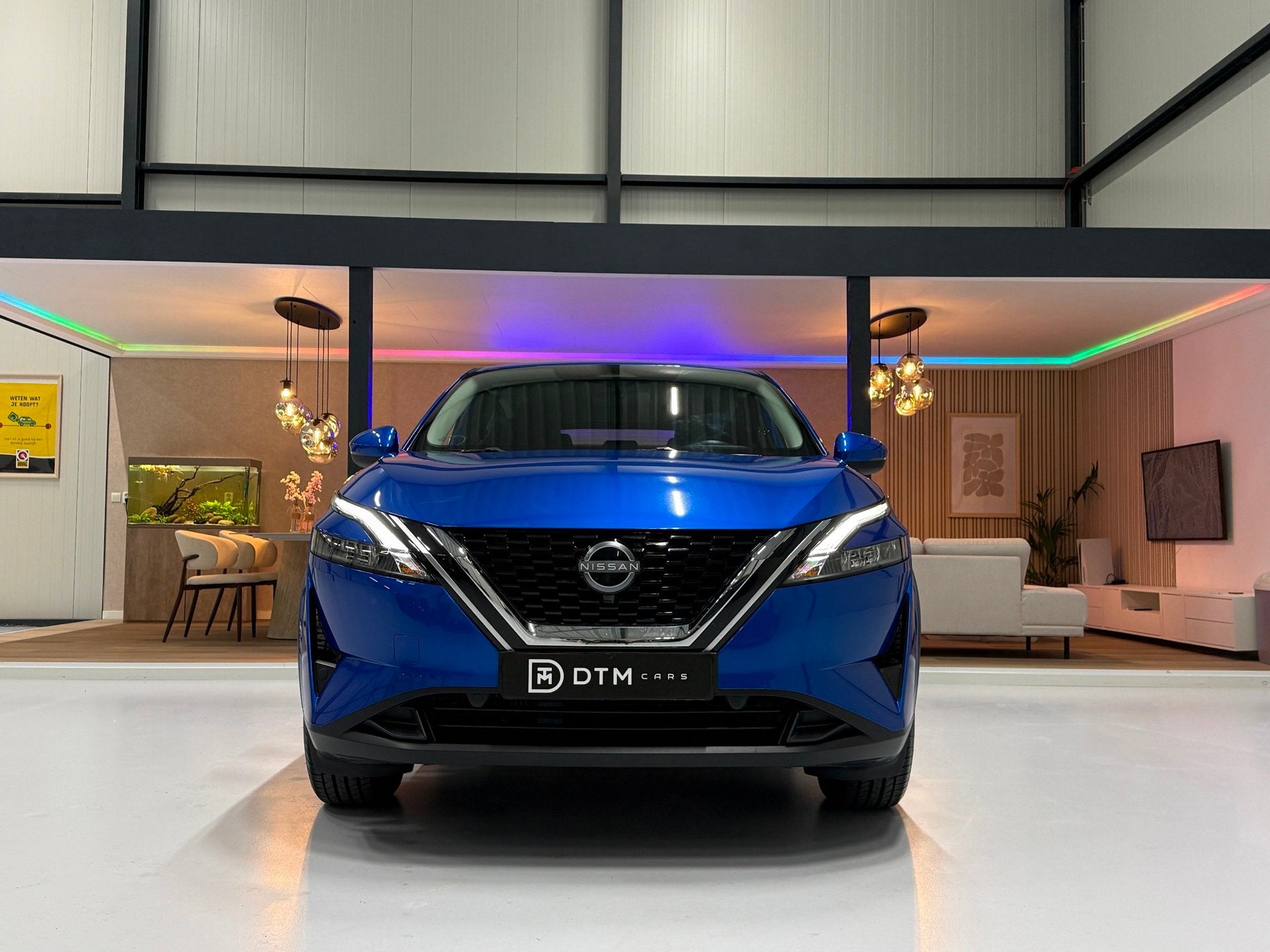 Nissan Qashqai 1.3 MHEV Xtronic |Trekhaak | Camera | Adaptiv, Auto's, Nissan, Dealer onderhouden, 4 cilinders, Blauw, Leder en Stof