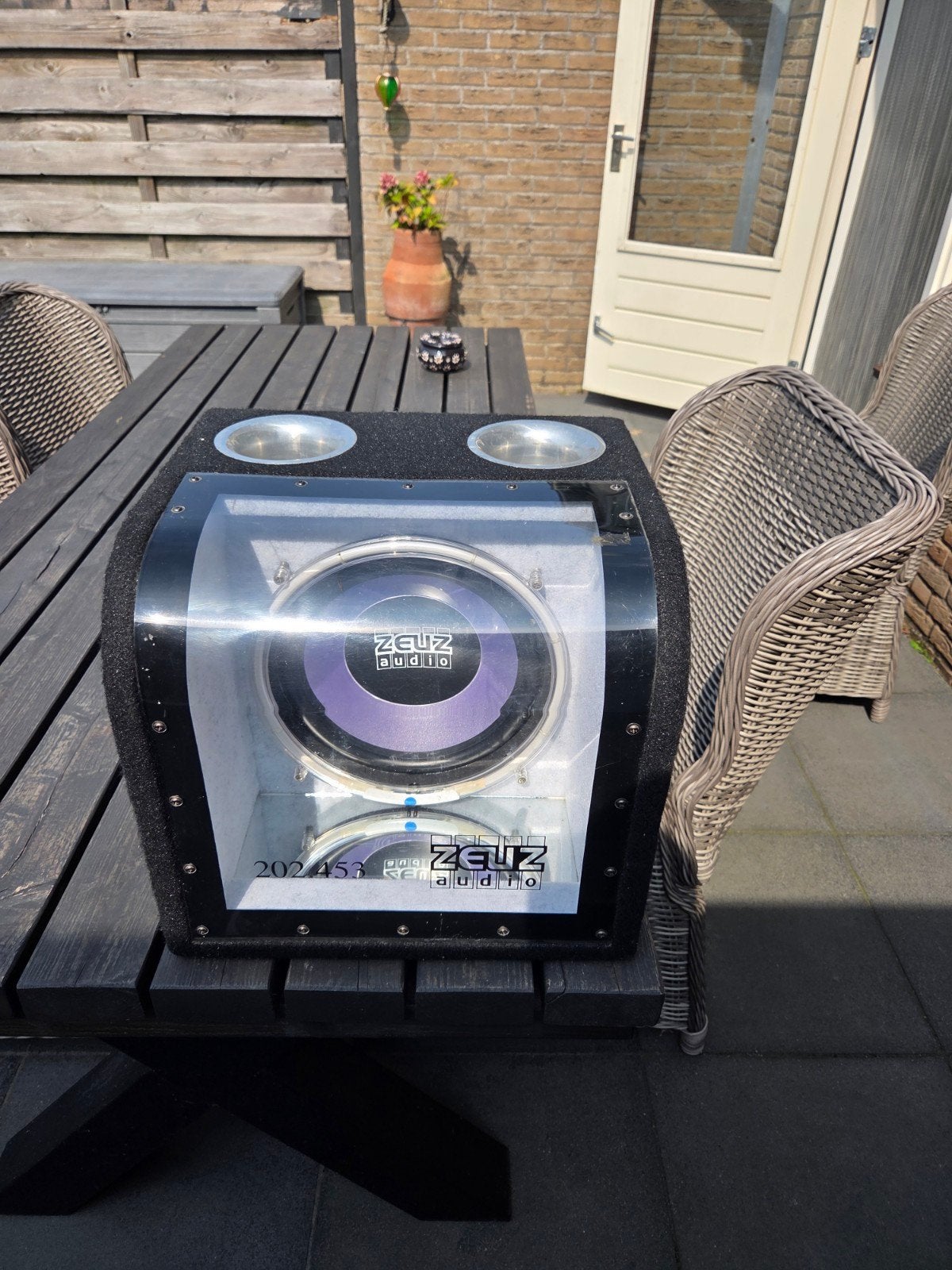 Zeuz Audio Subwoofer 202.453 - Krachtige Bass voor Auto, Gebruikt, Subwoofer, Afstandsbediening, Ophalen