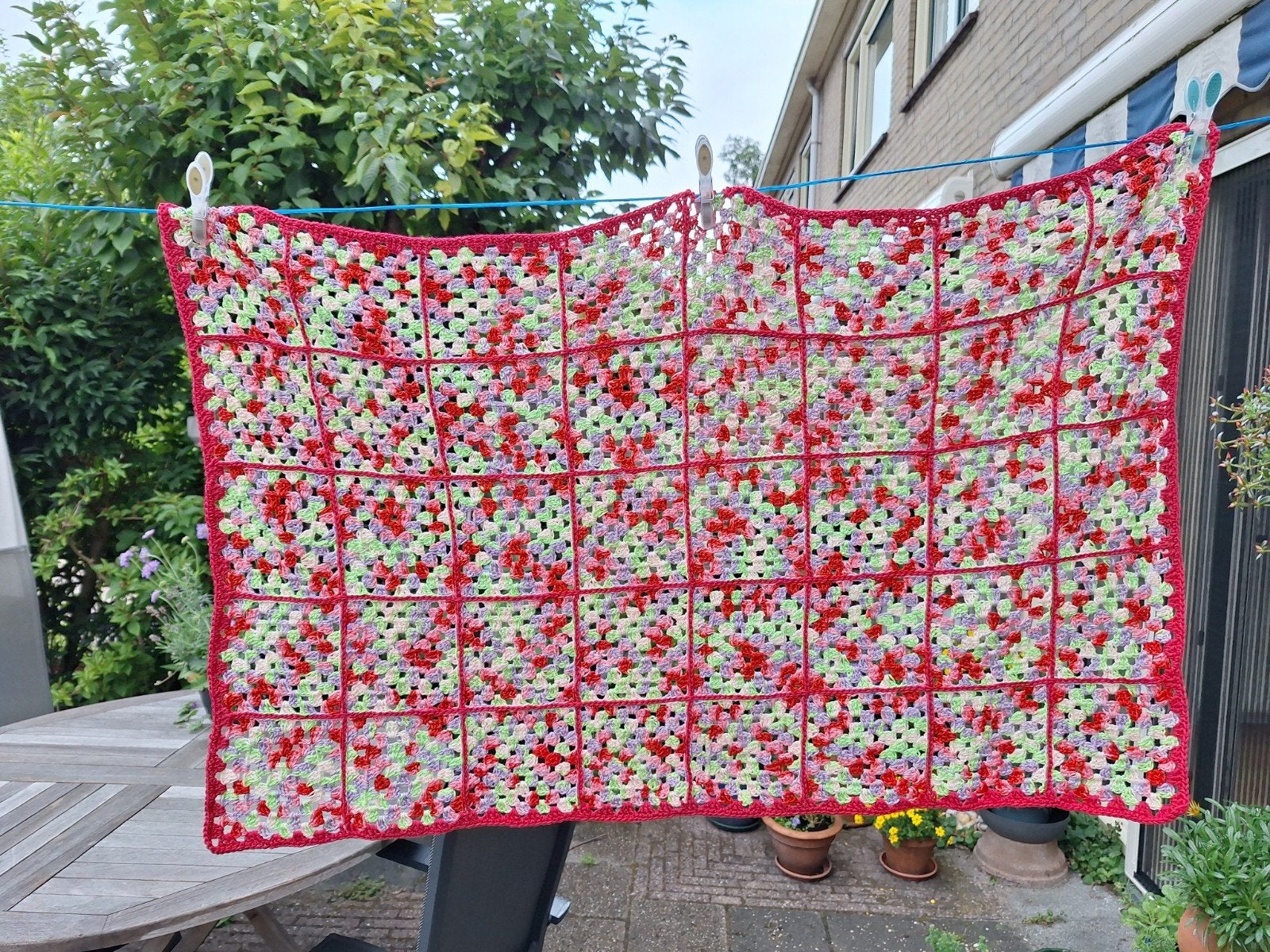 Gehaakt dekentje, Ophalen of Verzenden, Nieuw, Meisje, Deken of Dekbed