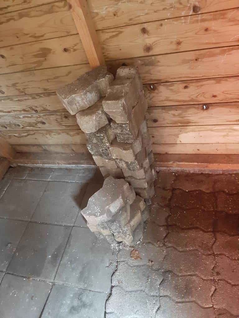 Sierstenen, Tuin en Terras, Tegels en Klinkers, Gebruikt, Overige typen, Ophalen of Verzenden, Minder dan 5 m²