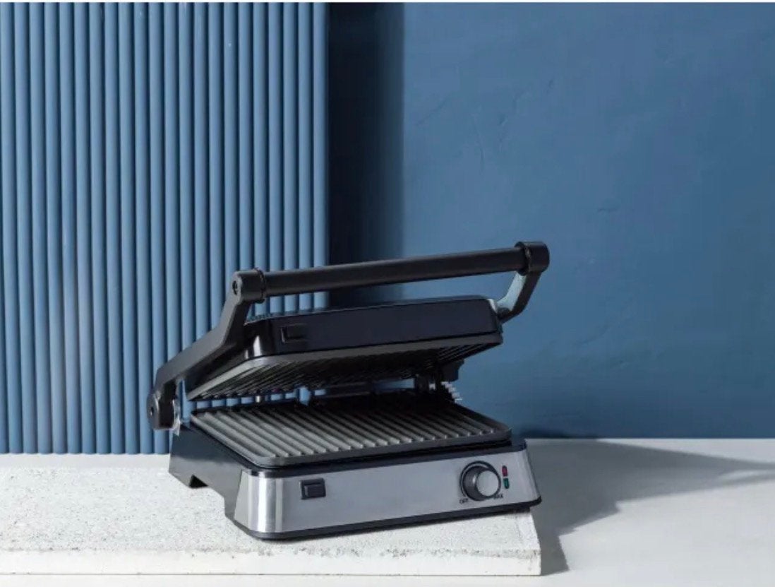 Royal & Van Kempen Contactgrill CW-CC008811-001, Ophalen, Vaatwasmachinebestendig, Zo goed als nieuw