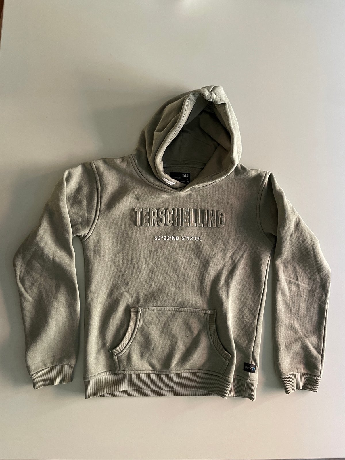 Terschelling capuchontrui/sweater Pand 26 mt164 (valt klein), Ophalen of Verzenden, Zo goed als nieuw, Meisje, Trui of Vest