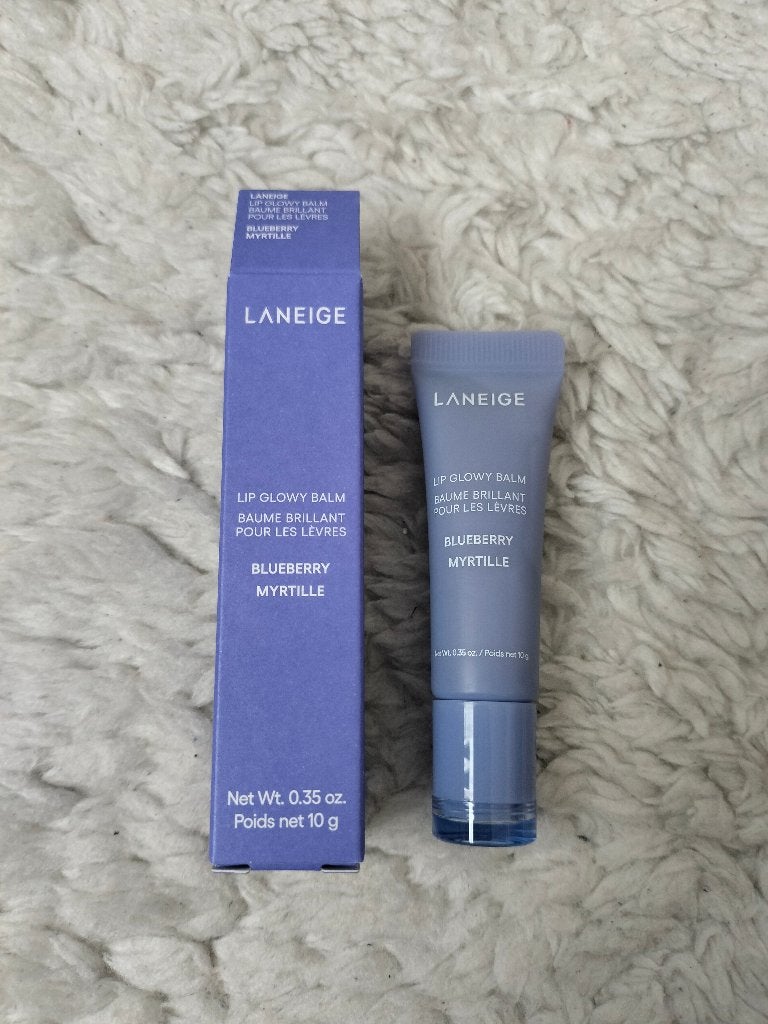 Laneige Lip glowy balm blueberry 10ml (nieuw), Verzenden, Nieuw, Lippen, Make-up