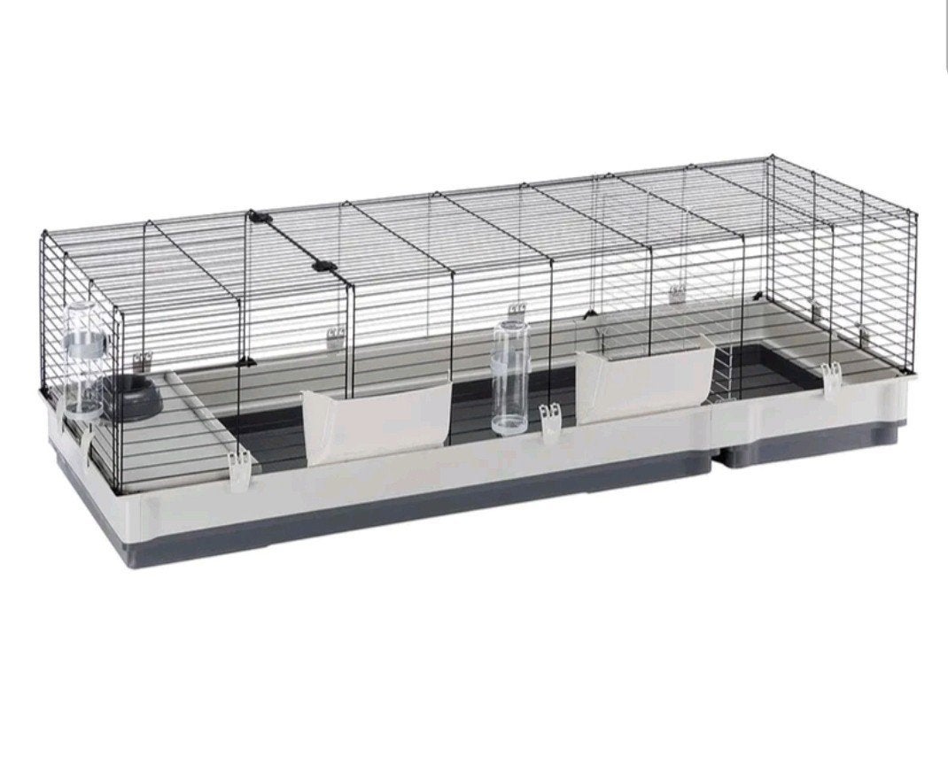 Ferplast Knaagdierkooi Plaza 160 - L 162 x B 60 x H 50 cm, Kooi, 110 cm of meer, Zo goed als nieuw, Hamster