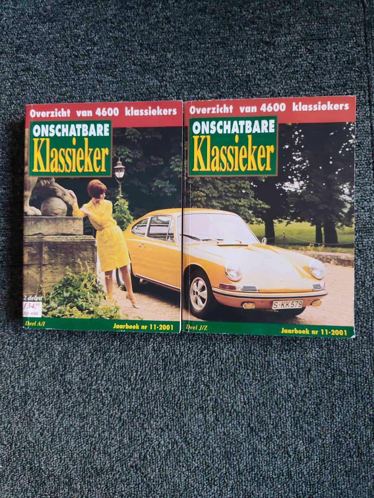 Onschatbare Klassieker Jaarboek 2001 (2 delen), Boeken, Auto's | Boeken, Ophalen of Verzenden, Gelezen, Algemeen, Onbekend