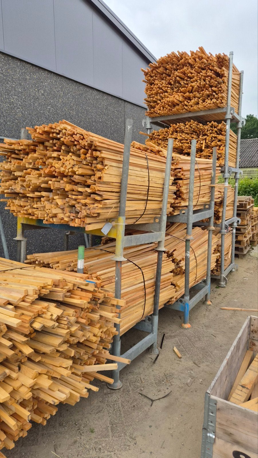 Latjes - hout - steigerhout, Ophalen, 25 tot 50 mm, Nieuw, Plank
