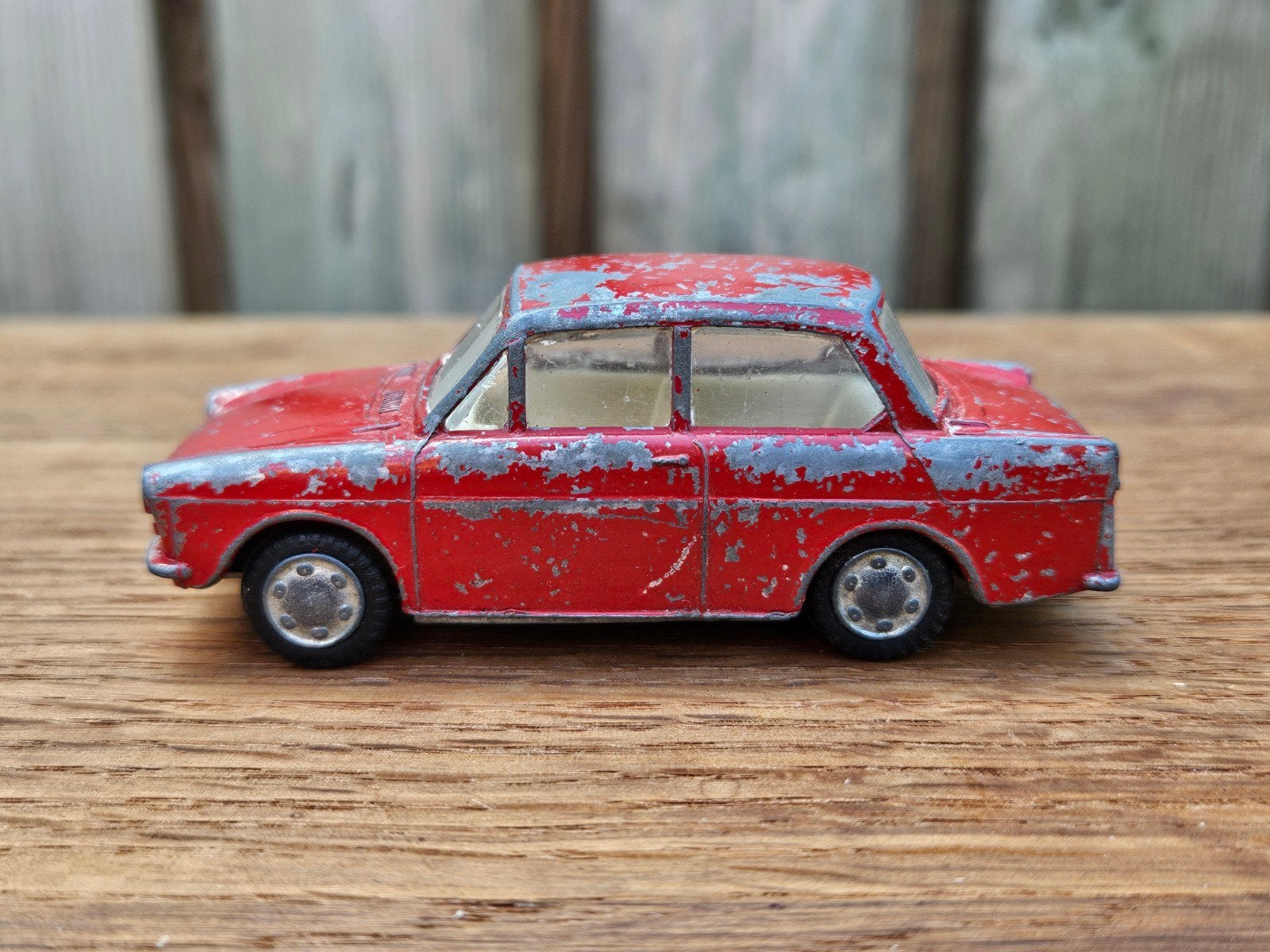 LionCar Daf 33 Variomatic Miniatuur Rood Opknapper, Ophalen of Verzenden, Gebruikt, Auto, Overige merken