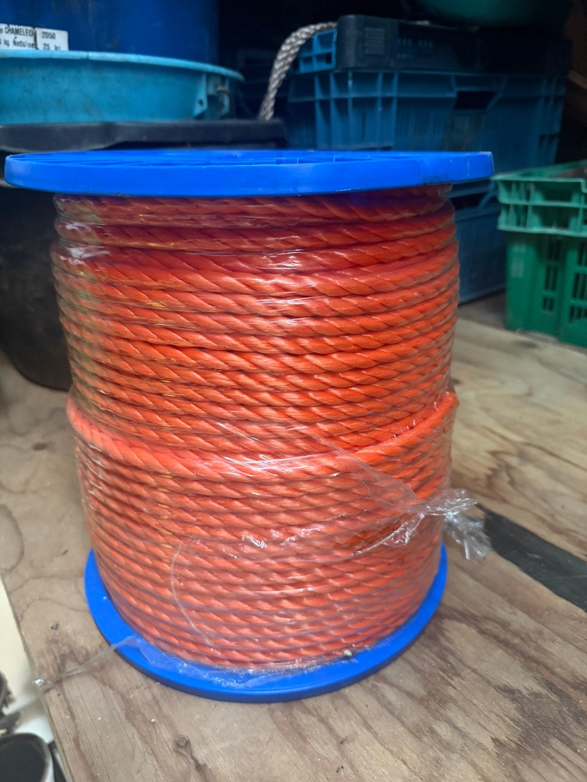 Touw 220meter 10MM, Ophalen of Verzenden, Zo goed als nieuw, Lijn of Blok