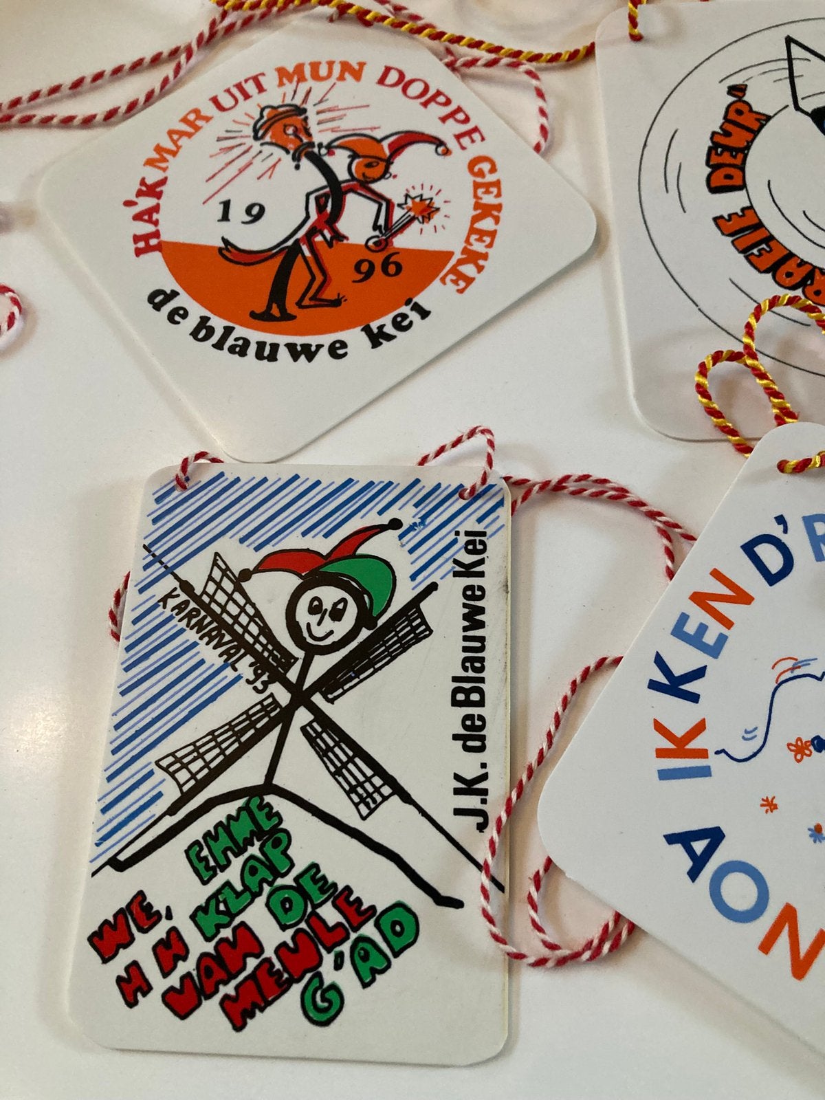Breda Carnaval de Blauwe Kei 91 96 Ppstk € 0,95 Jeugdkomitee, Antiek en Kunst, Verzenden