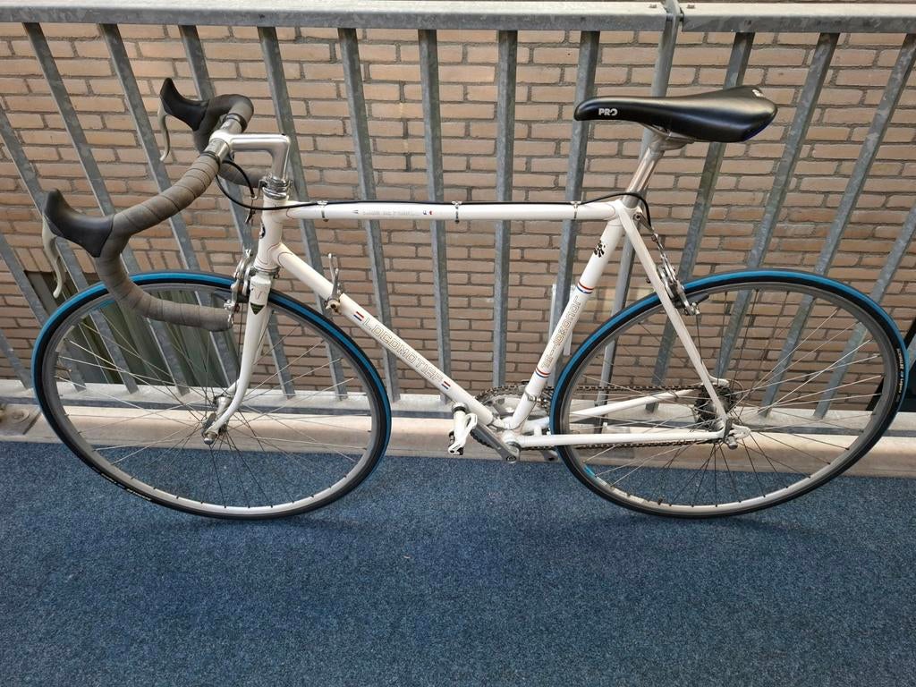 Vintage Retro Locomotief Campagnolo Dura-ace mafac racefiets, Fietsen en Brommers, Fietsen | Racefietsen, 53 tot 57 cm, Ophalen