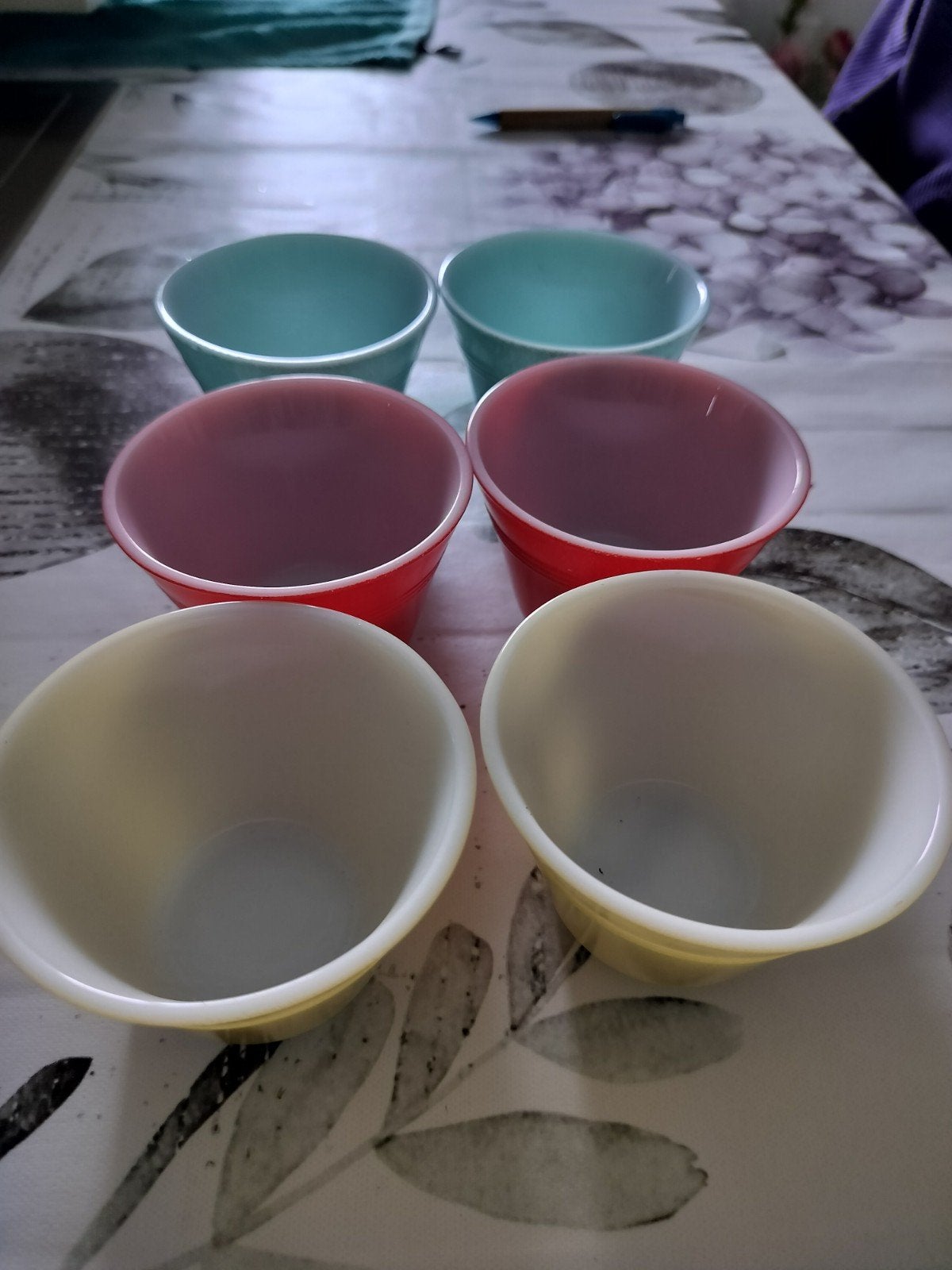 Opaalglas Pyrex in pastelkleuren bakvormen, Ophalen of Verzenden