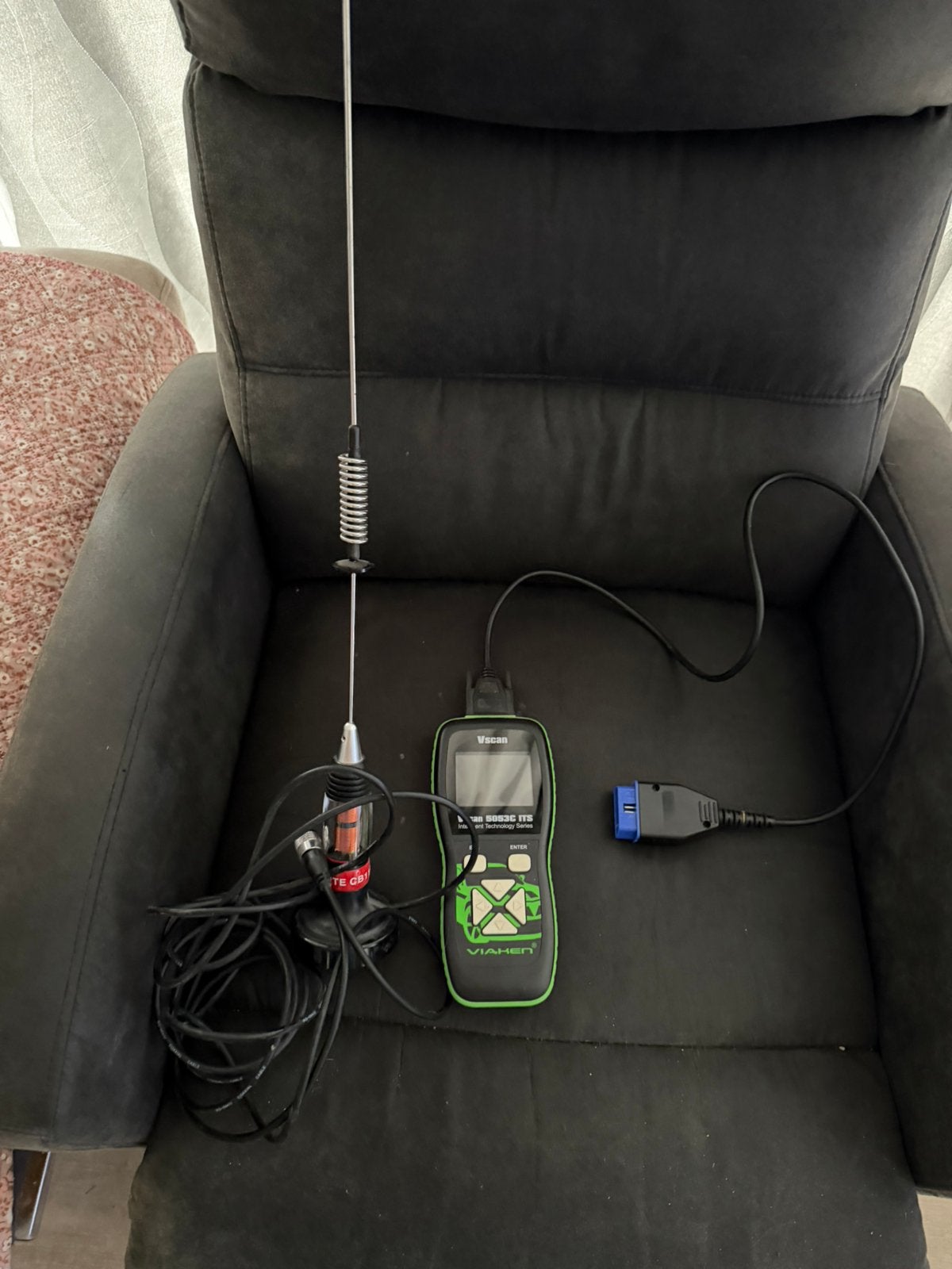 VAG OBD2 Diagnosescanner (Volkswagen/Audi) + CB Antenne Set, Ophalen, Gebruikt, Volkswagen