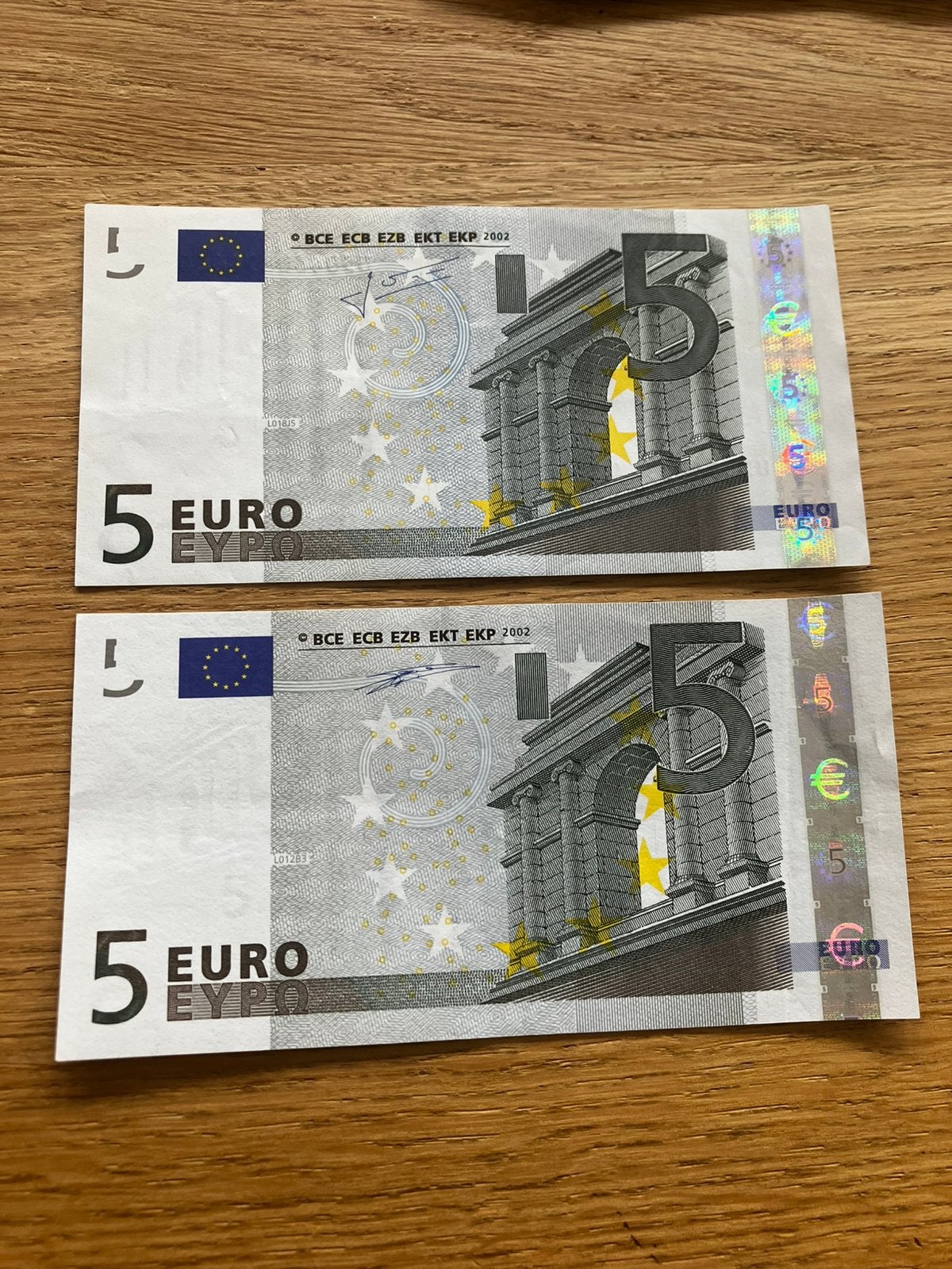 €5,- Duisenberg + €5,- Trichet - erg mooi, Ophalen of Verzenden, Overige landen, 10 euro