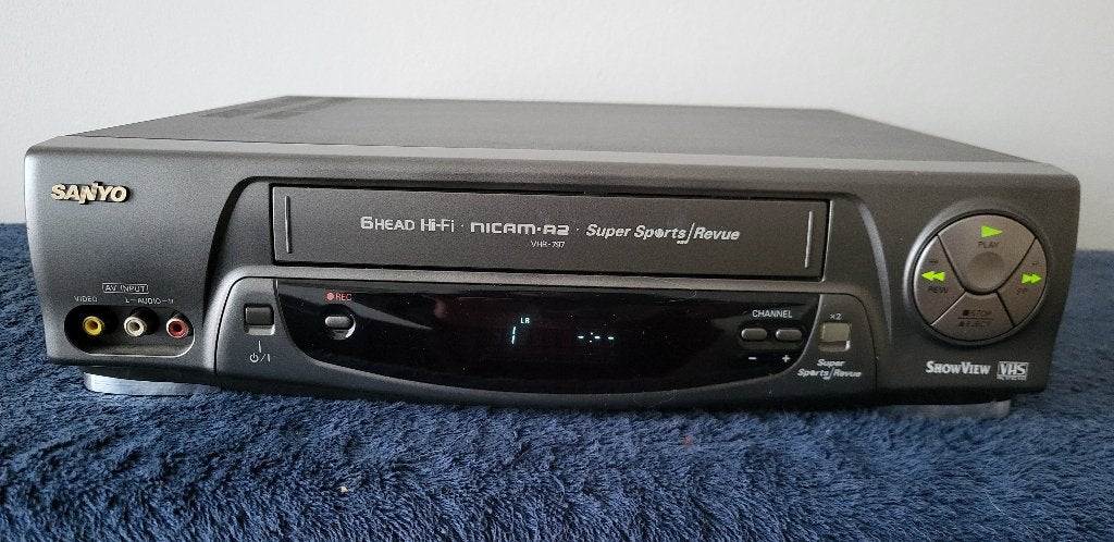 Sanyo VHR-797 EV videorecorder vintage/retro zie foto's, Verzenden, Gebruikt, VHS-speler of -recorder
