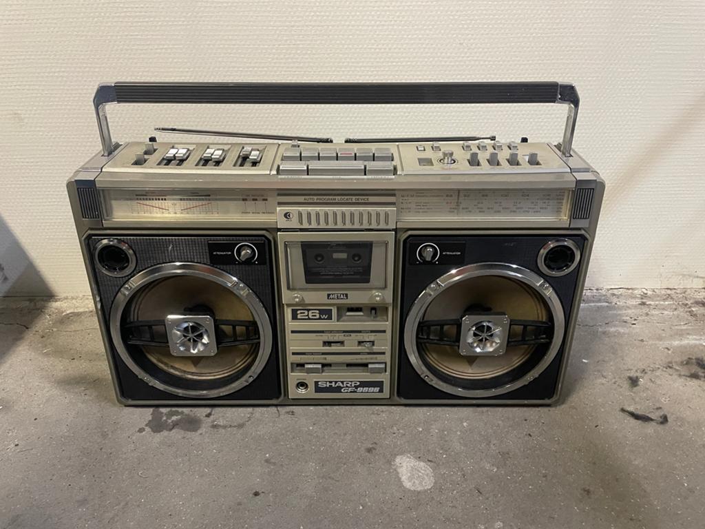 Sharp GF-9696 Boombox/gettoblaster, Audio, Tv en Foto, Stereo-sets, Gebruikt, Draagbaar, Sharp, Ophalen