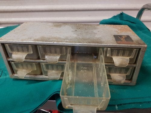 caco vintage  opberg bakjes van metaal, Ophalen of Verzenden, 'T Olde Gre-j, Info@toldegrej.nl, Endepoelstraat 20f Didam