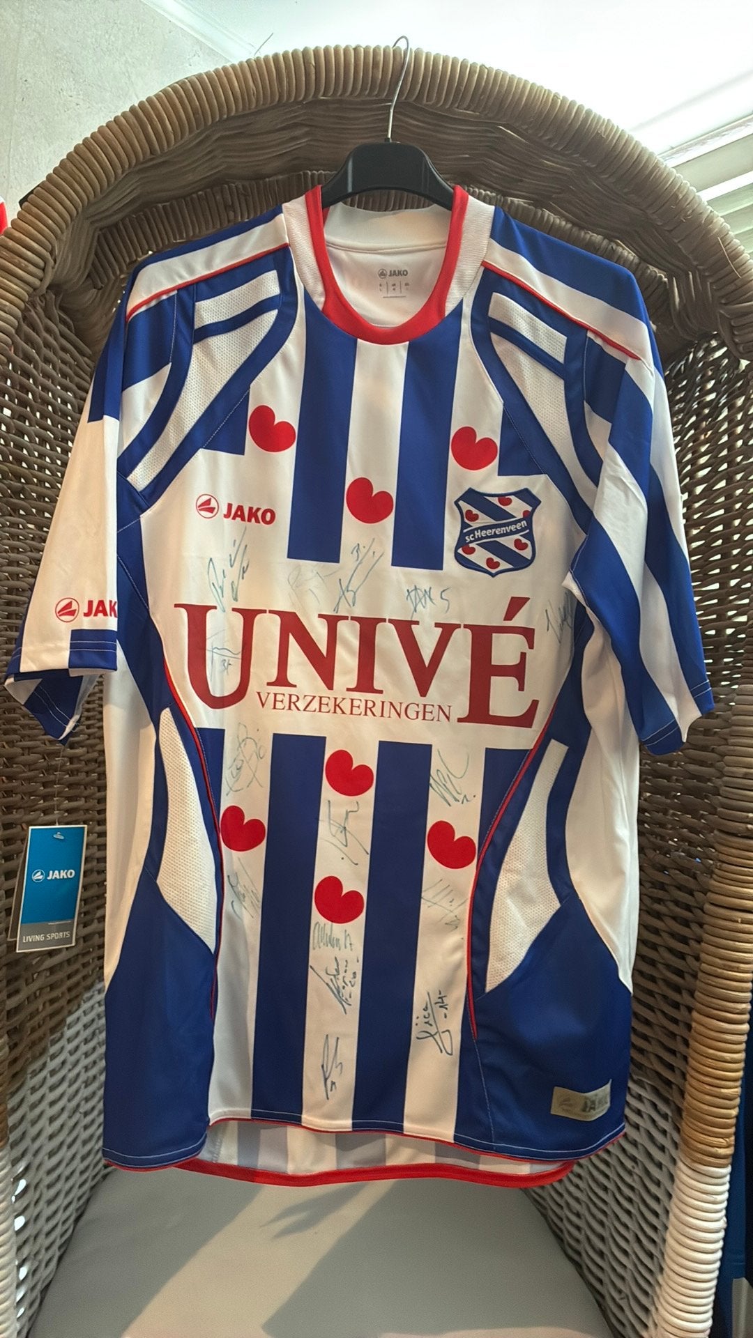 SC Heerenveen Thuisshirt 2012/2013 – Volledig Gesigneerd, Maat L, Ophalen of Verzenden, Zo goed als nieuw, Shirt