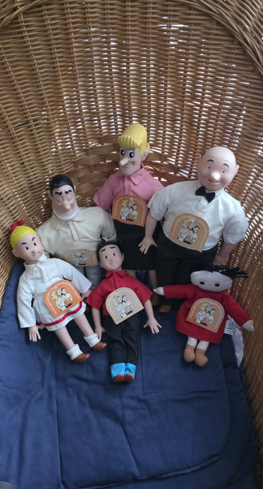 Suske en Wiske poppen set - Nieuw met labels, Ophalen of Verzenden, Nieuw, Babypop