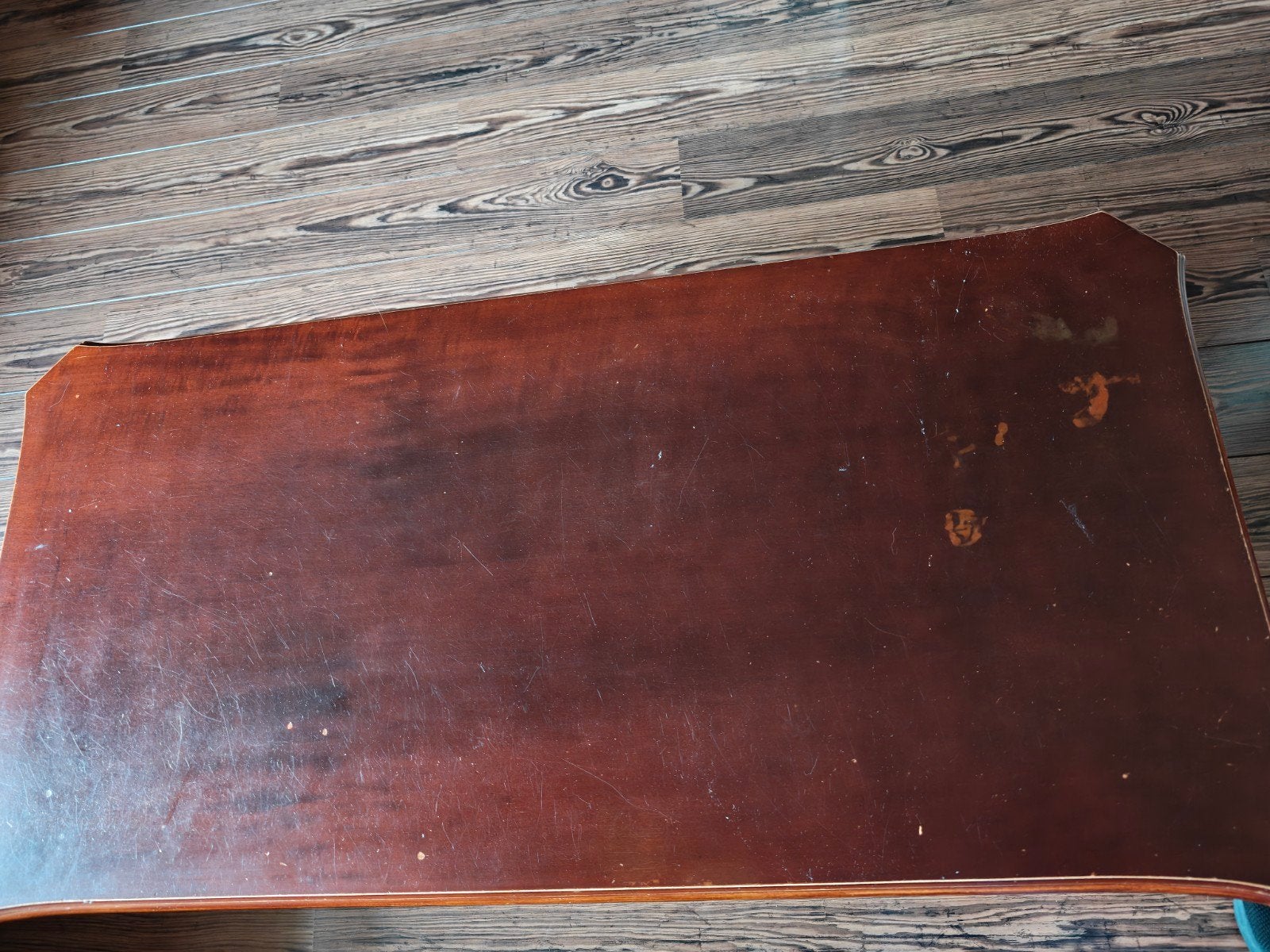 Antieke Salontafel Mahonie/Kersenhout - Opknapper, Antiek en Kunst, Ophalen