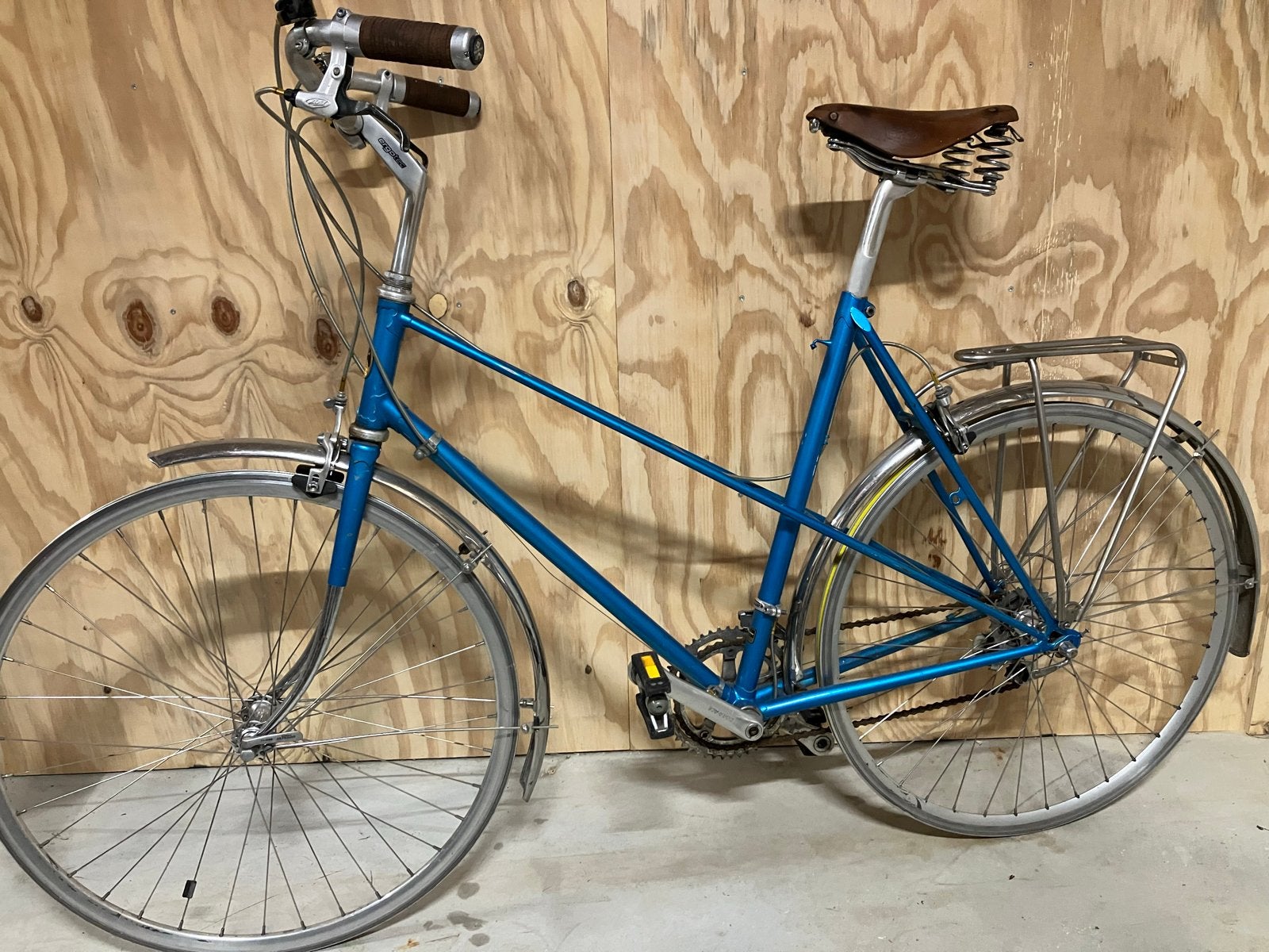 Vintage Koga miyata lady maat 56, 28 inch, Gebruikt, Velgrem, 56 cm of meer