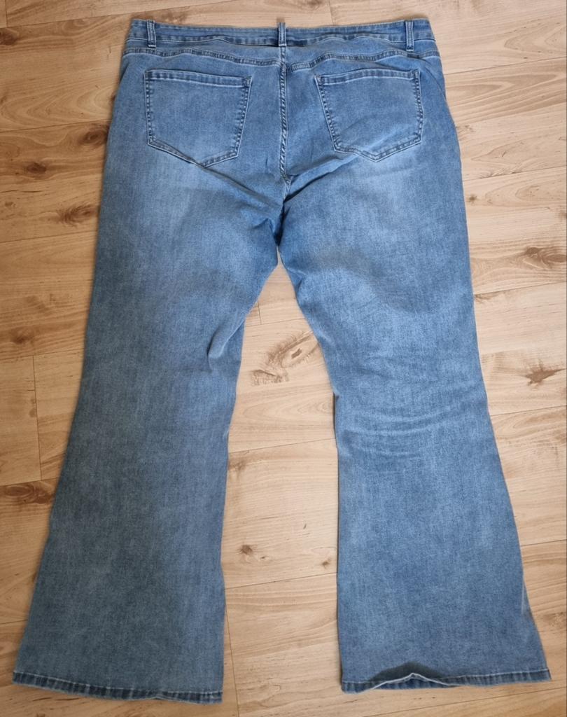 Monday stretch jeans, maat 48, Kleding | Dames, Grote Maten, Ophalen of Verzenden, Zo goed als nieuw, Blauw, Broek of Spijkerbroek