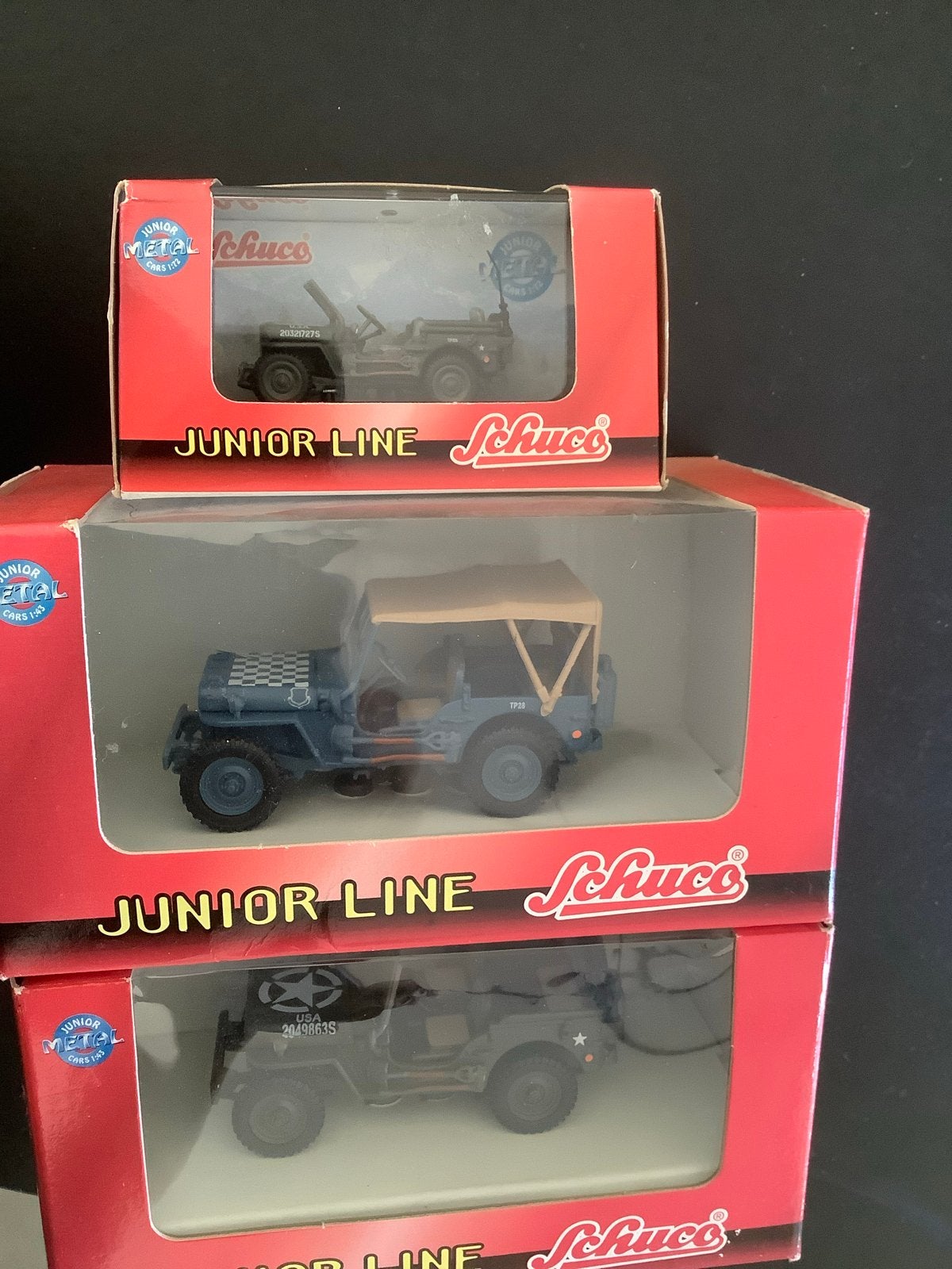 Schuco Junior Line Jeep modelauto's (3 stuks), Overige merken, Auto, 1:32 tot 1:50, Nieuw