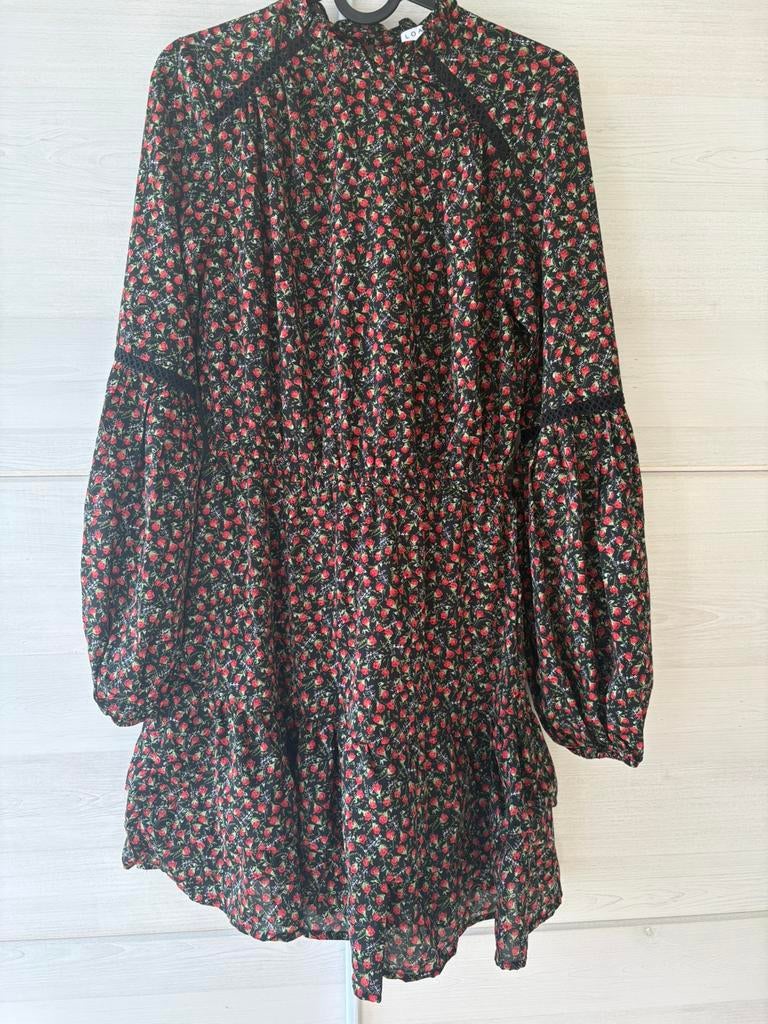 Loavies jurk XS, met onderjurk zwart., Zwart, Ophalen of Verzenden, Zo goed als nieuw, Maat 34 (XS) of kleiner