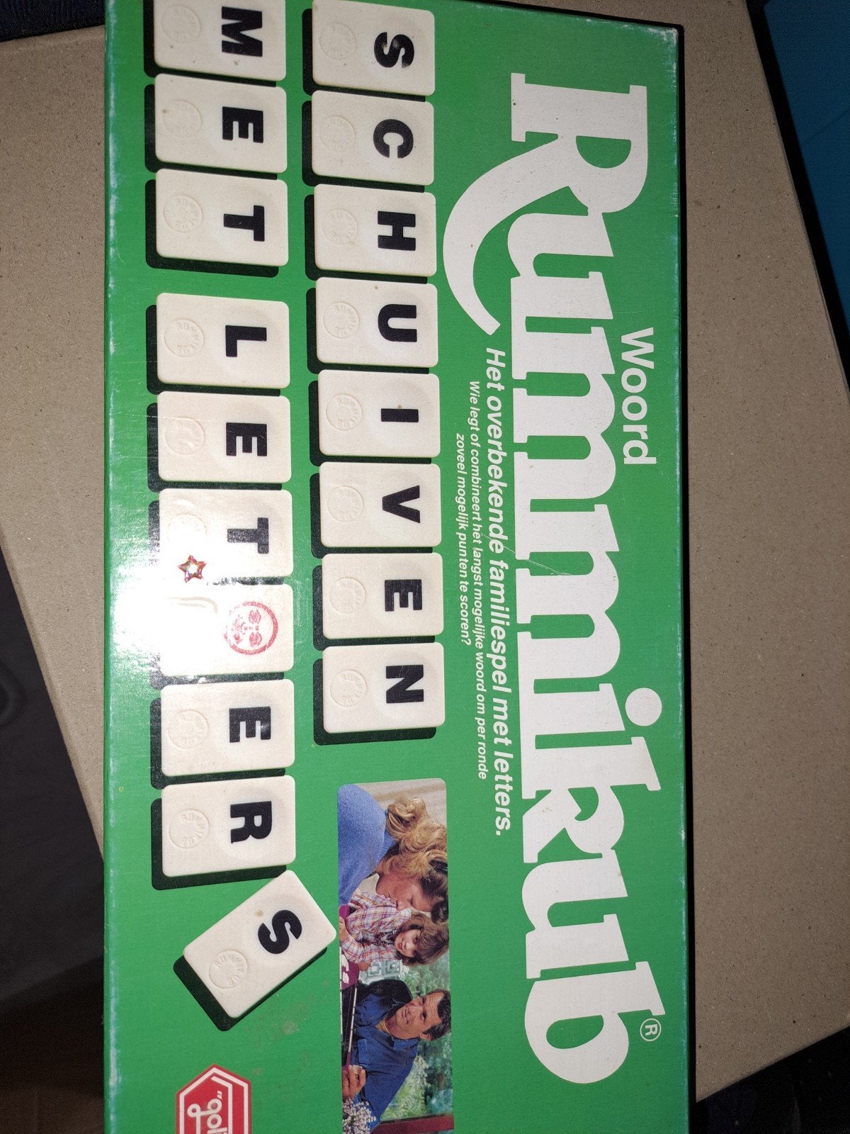 Woord Rummikub - Het overbekende familiespel met letters, Ophalen of Verzenden, Zo goed als nieuw, Goliath