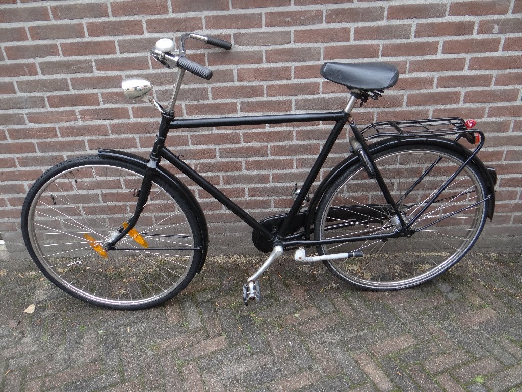 Gazelle Heren stationsfiets, Fietsen en Brommers, Ophalen, Gebruikt, Versnellingen, 57 tot 61 cm