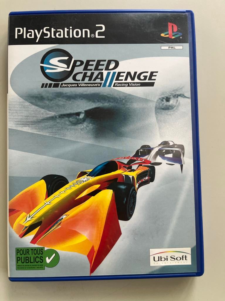 Speed Challenge Jacques Villeneuve PS2 Racegame, Gebruikt, 1 speler, Racen en Vliegen, Ophalen of Verzenden