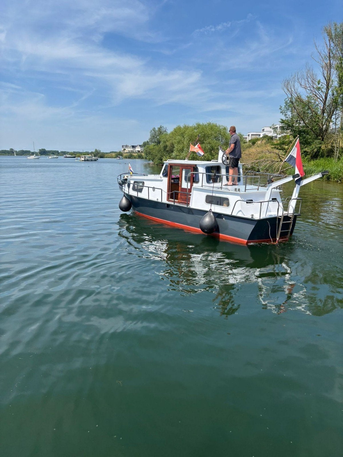 Motorboot, jacht, kruiser, kajuitboot, Binnenboordmotor, Diesel, Aluminium, Walstroom