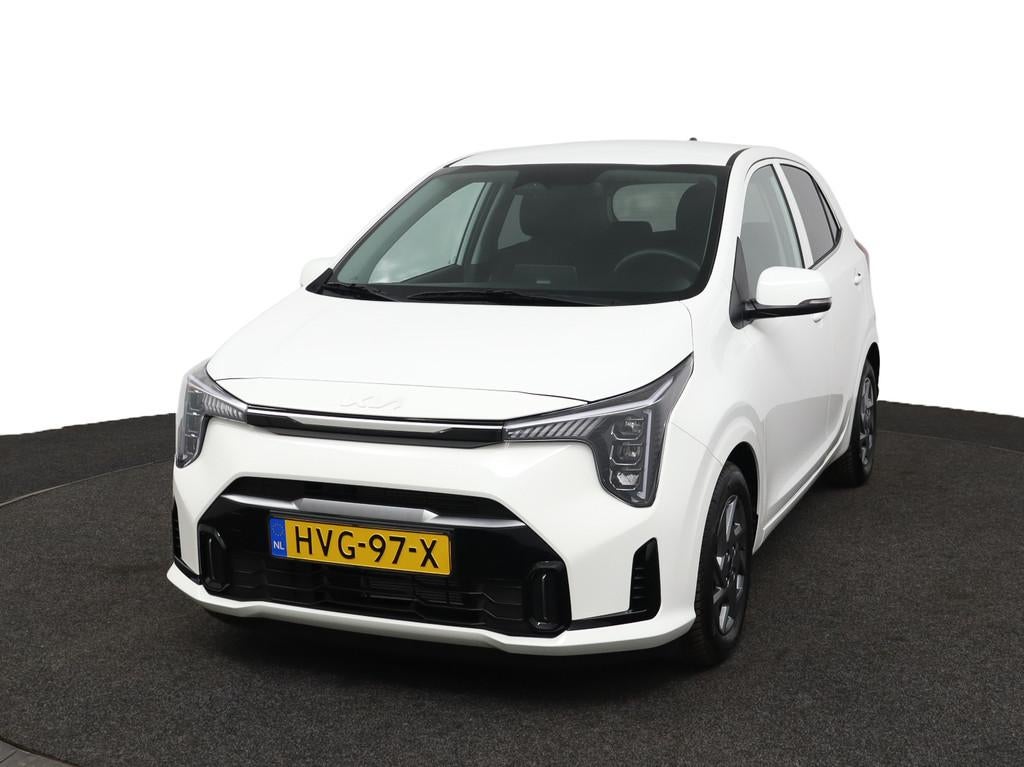 Kia Picanto 1.0 DPI DynamicPlusLine - Airco - Cruise Control, Stof, Met garantie (alle), 4 stoelen, Wit