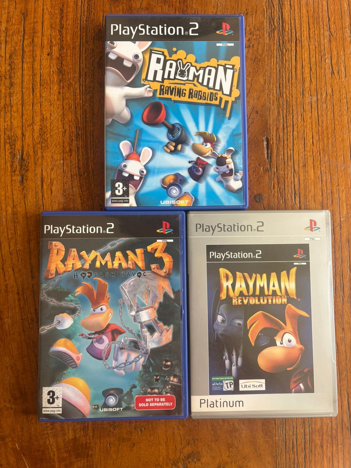 3x Rayman spellen voor de Ps2, Avontuur en Actie, 1 speler, Ophalen of Verzenden, Zo goed als nieuw