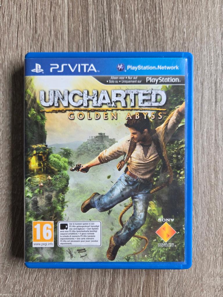 Uncharted Golden Abyss PlayStation Vita, Spelcomputers en Games, Avontuur en Actie, 1 speler, Ophalen of Verzenden, Zo goed als nieuw