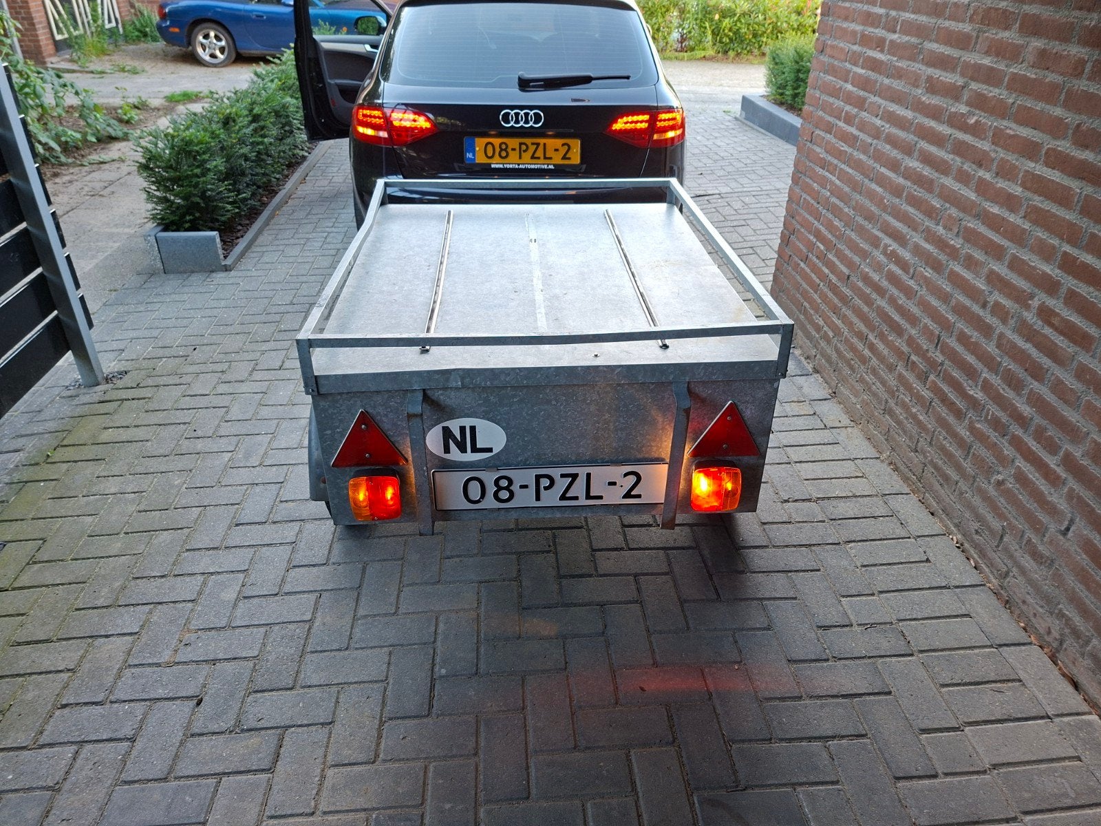 Aanhanger/bagage wagen/ kar, Ophalen