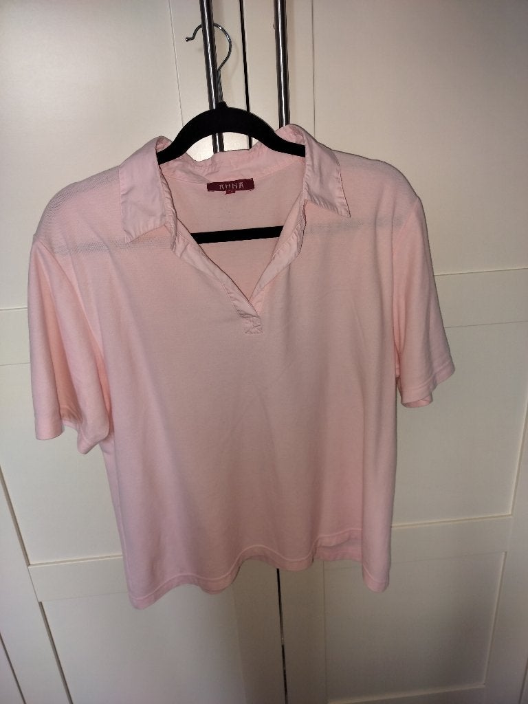 Zacht Roze Poloshirt polo t shirt Anna van Toor zgan, Kleding | Dames, Anna van Toor, Maat 42/44 (L), Ophalen of Verzenden, Zo goed als nieuw