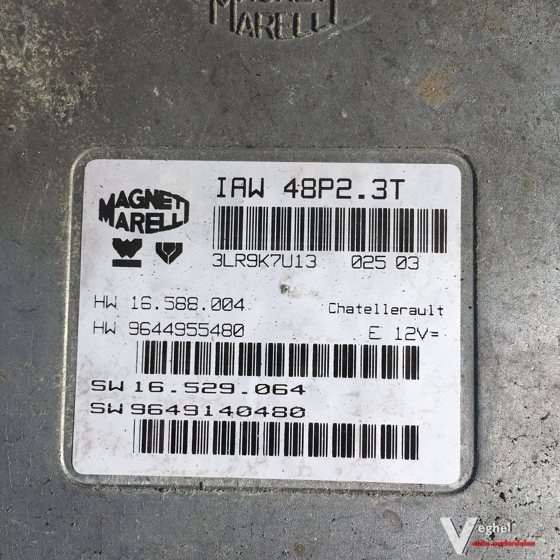 Peugeot 206 gti 2.0 16v Sw 2003 2500180   ECU Set, Gebruikt, -, -, Ophalen of Verzenden